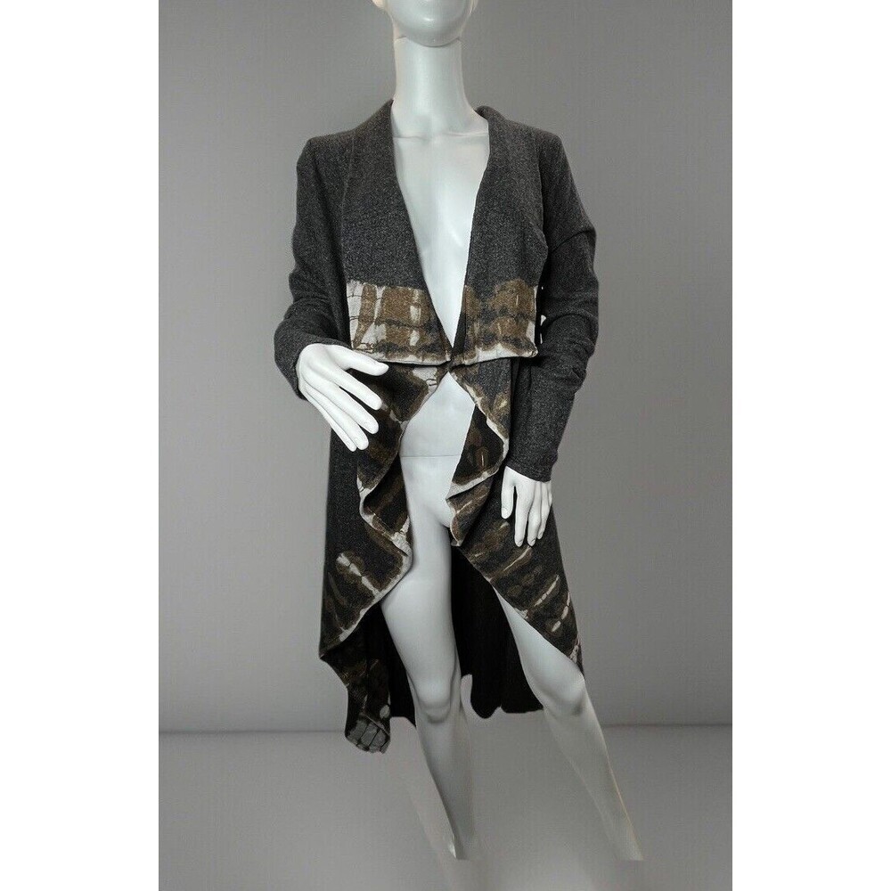 T-PARTY WOMEN CLASSIC LONG SLEEVE FRINGE CARDIGAN  Size M